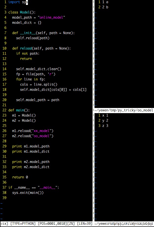python-tricky