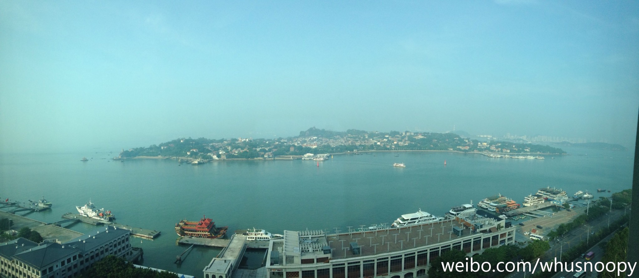 瑞颐海景房看对面鼓浪屿全景